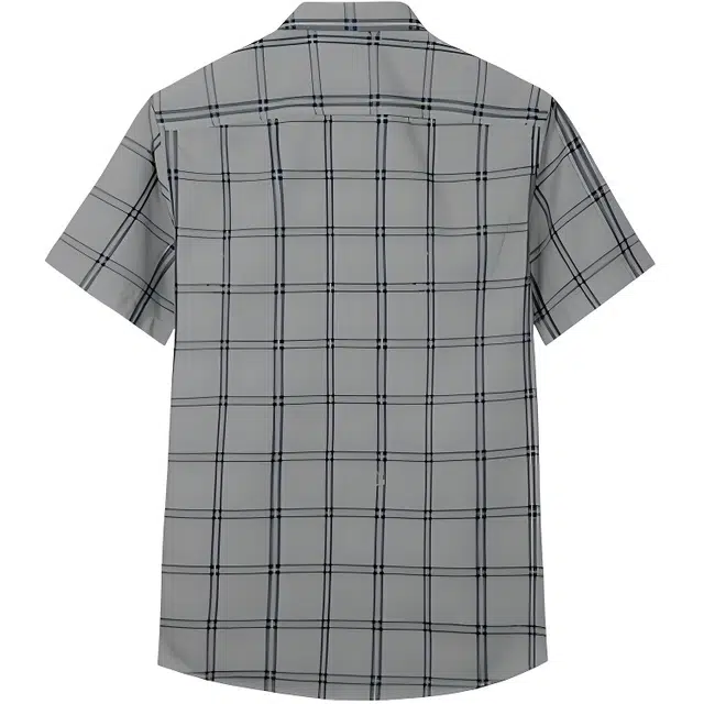 才子 时尚舒适高级柔软通勤短袖衬衫 男款