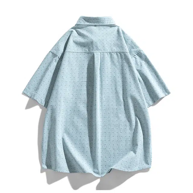 玄唐 宽松休闲简约百搭翻领短袖衬衫 女款