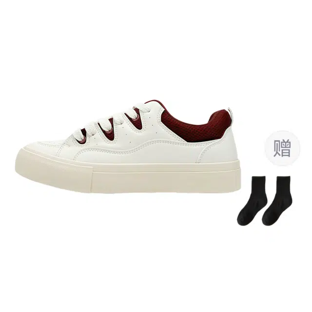 小鹿米利 合成革 小众百搭 潮流 包裹性透气 低帮 板鞋 男款