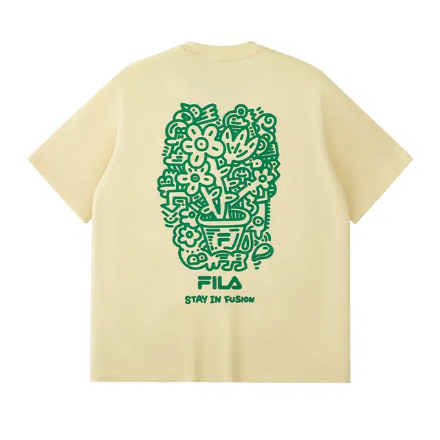 FILA FUSION MR.DOODLE logoT -YE