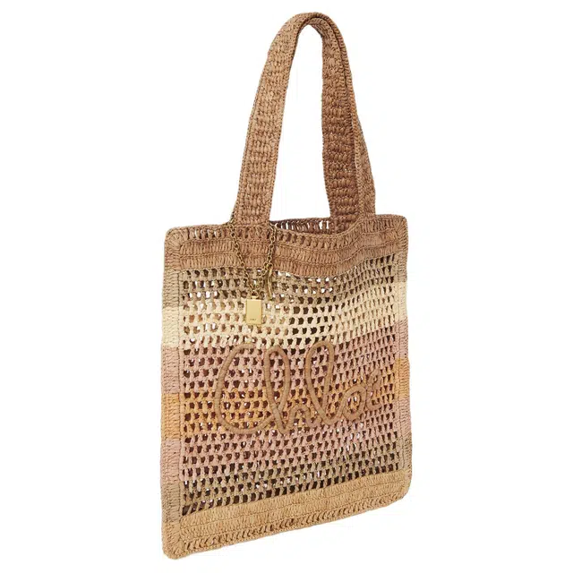 Chloe Summer Banana Logo Tote