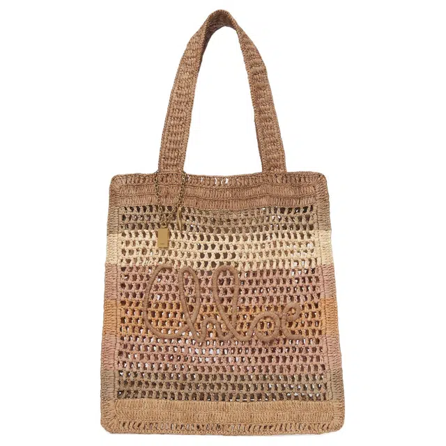 Chloe Summer Banana Logo Tote