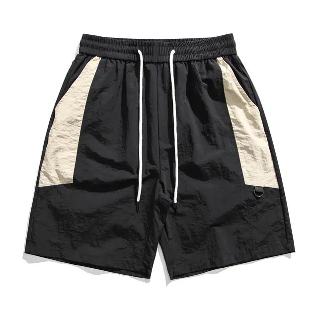 颂希尔 美式复古设计感潮流宽松运动休闲短裤 男女同款