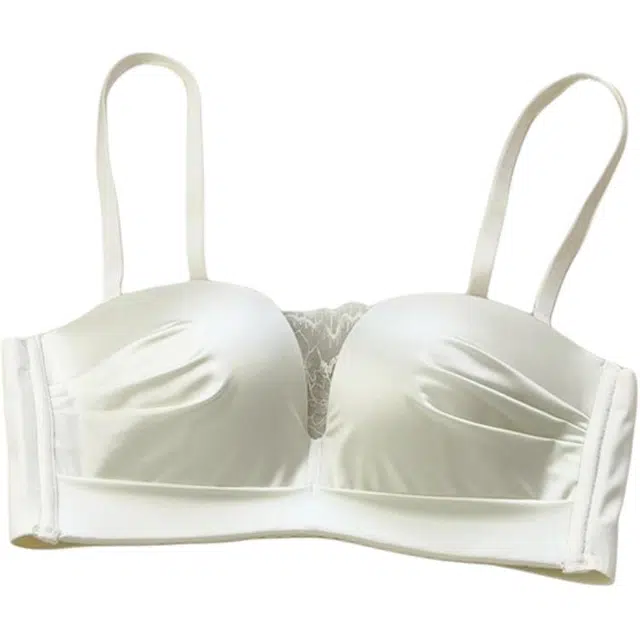 黛尔佳人 抹胸背心吊带内衣女圆润饱满无钢圈上薄下厚聚拢两用穿无肩带文胸 女款