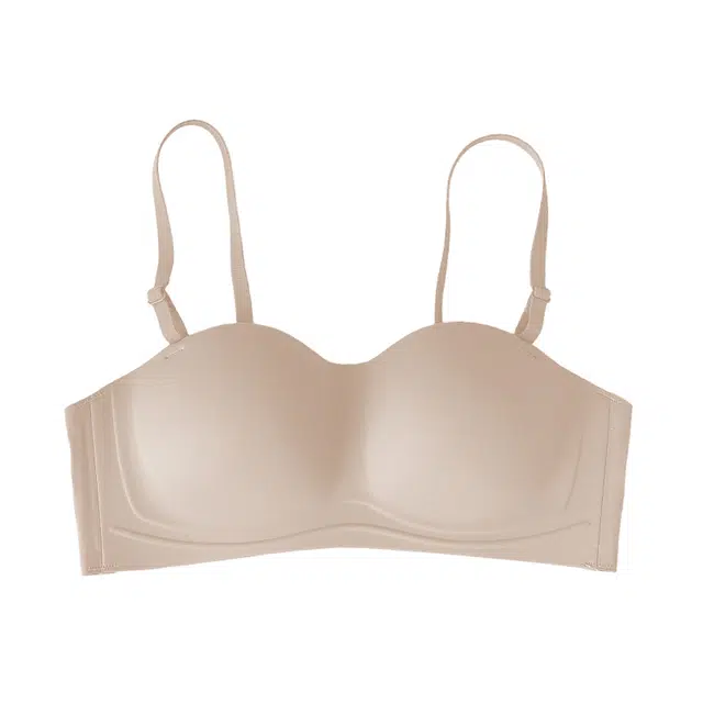 芬腾 小胸聚拢显大抹胸内衣可拆卸肩带蹦迪美背打底防滑防下垂收副乳文胸 女款