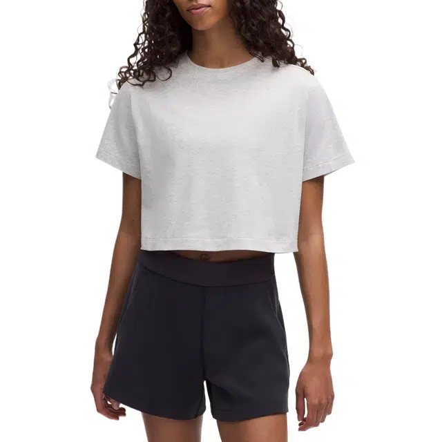 lululemon All YoursOrganic Cotton T Heathered Core Ultra Light Grey