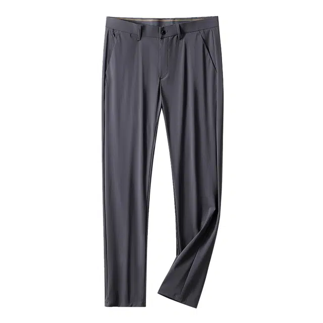 红豆 防晒凉感弹力直筒商务休闲裤 男款