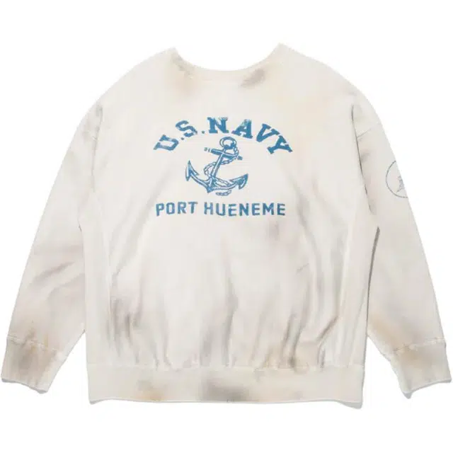 bowwow SS25 USN SEEBEES SWEATSHIRTS AGING