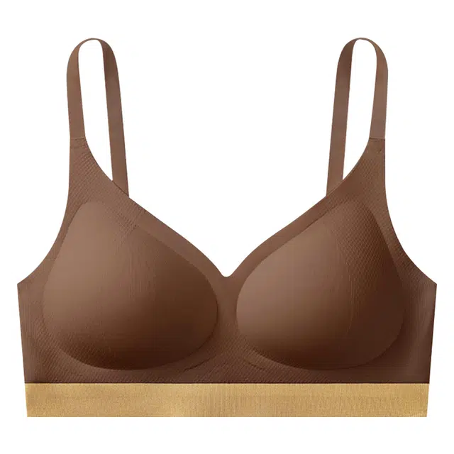 二三二三 小胸聚拢提拉无痕裸感睡眠无感零压无钢圈大胸显小防下垂薄款透气文胸 女款 组合装