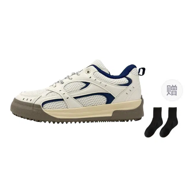 小鹿米利 厚底原创设计休闲百搭小众复古运动 包裹性透气 低帮 板鞋 男款