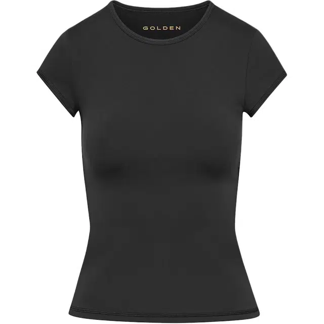 ARITZIA SS25 Golden LIFE Essential Capsleeve T-Shirt T