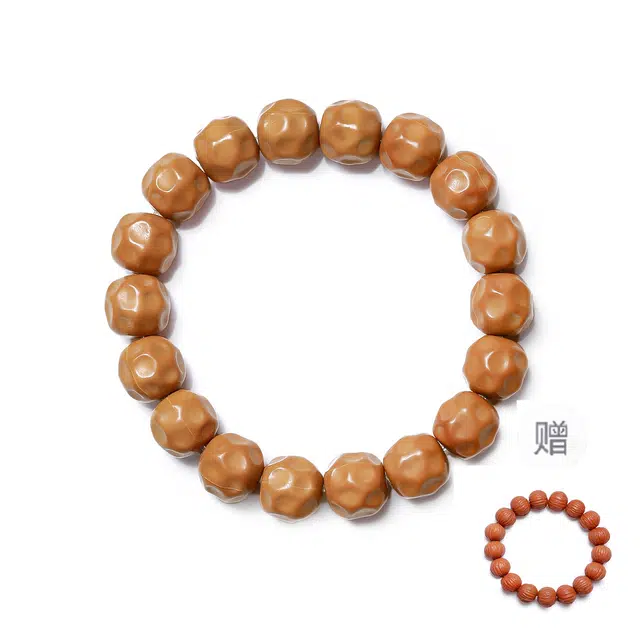 梨云暮雪 一级品质    精挑货头   复古路路通手持文玩佛珠  奶酪  小众设计好运念珠 猴头核桃 手串 男女同款情侣款