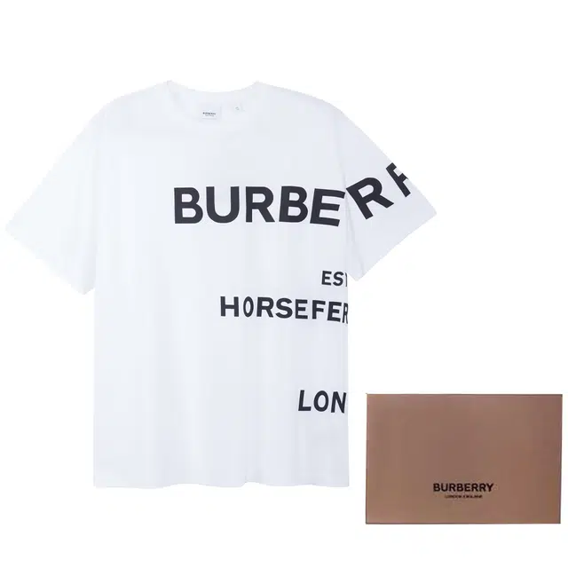 Burberry Horseferry Oversize T-Shirt White