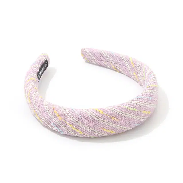 如花梦 甜美高级针织百搭压发卡高颅洗脸头箍加厚 布艺 发箍 女款