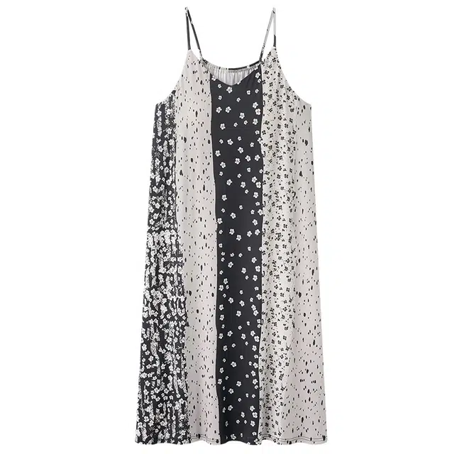 俏佳人 带胸垫套头吊带休闲慵懒风无袖舒适可外穿透气垂感亲肤家居服睡裙 女款