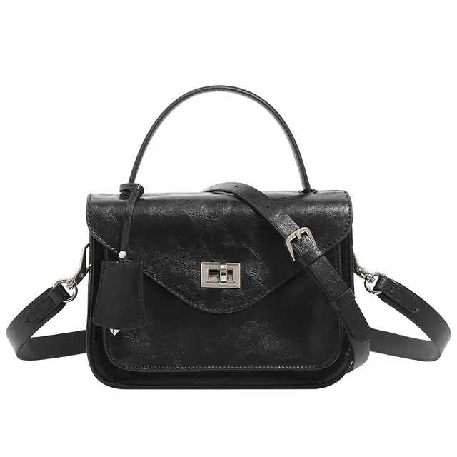 恒源祥 夏季清新百搭油蜡皮气质时尚潮流高贵典雅优雅脱俗与众不同清新经典大气 超纤合成革 手提包 女款 多色