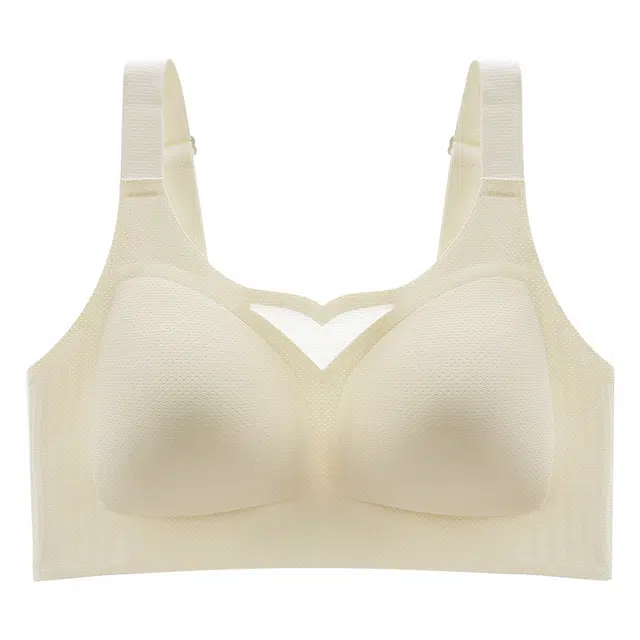 黛尔佳人 全罩杯薄款无痕无钢圈内衣女大胸显小防下垂收副乳聚拢调整型文胸 女款