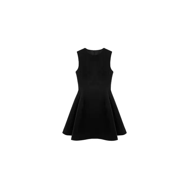 木清清 小众风韩系褶皱高腰显瘦无袖连衣裙 女款