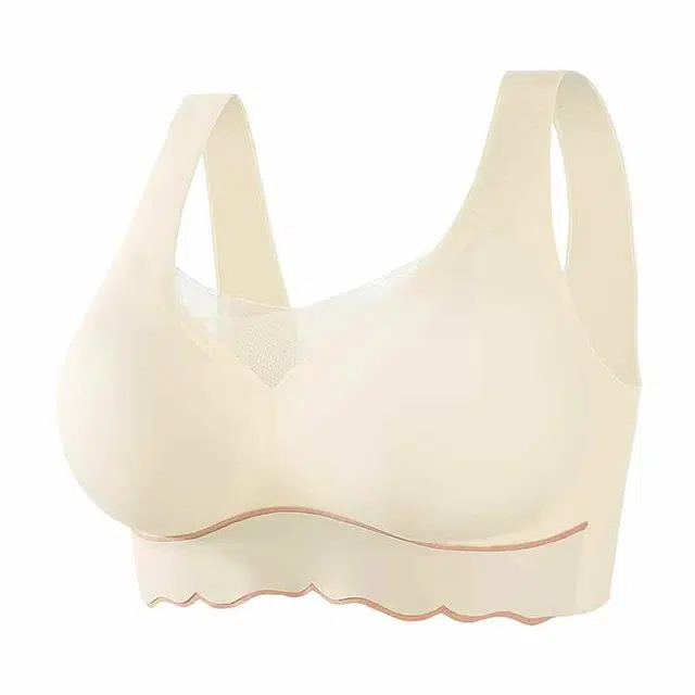 黛尔佳人 无痕薄款大胸显小聚拢防下垂收副乳固定杯文胸 女款