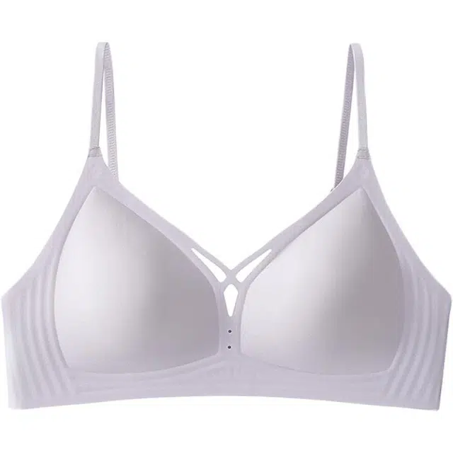 黛尔佳人 无痕内衣女大胸显小胸舒适薄款固定杯聚拢收副乳上托防下垂胸罩文胸 女款