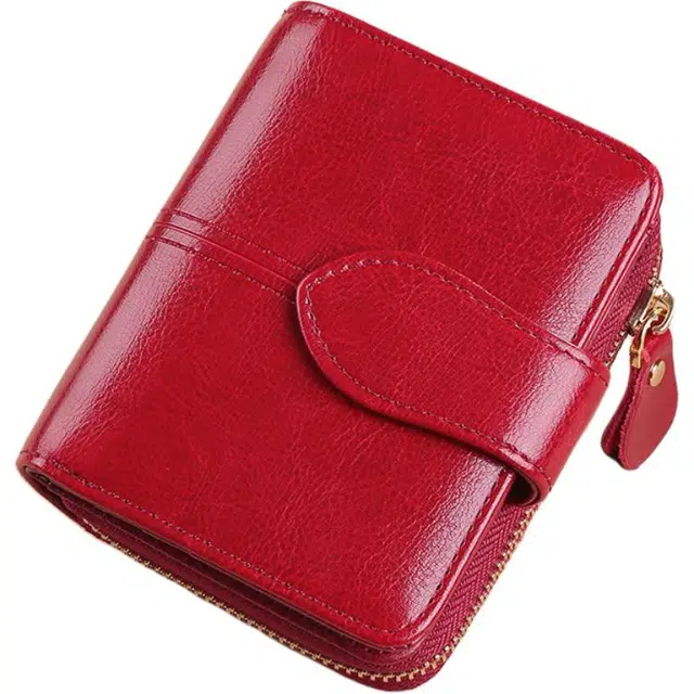 歌若拉 简约小巧多功能 牛皮 钱包 常规 女款 多色