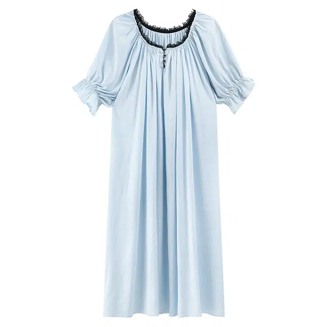 俏佳人 带胸垫短袖舒适可外穿透气亲肤家居服睡裙 女款