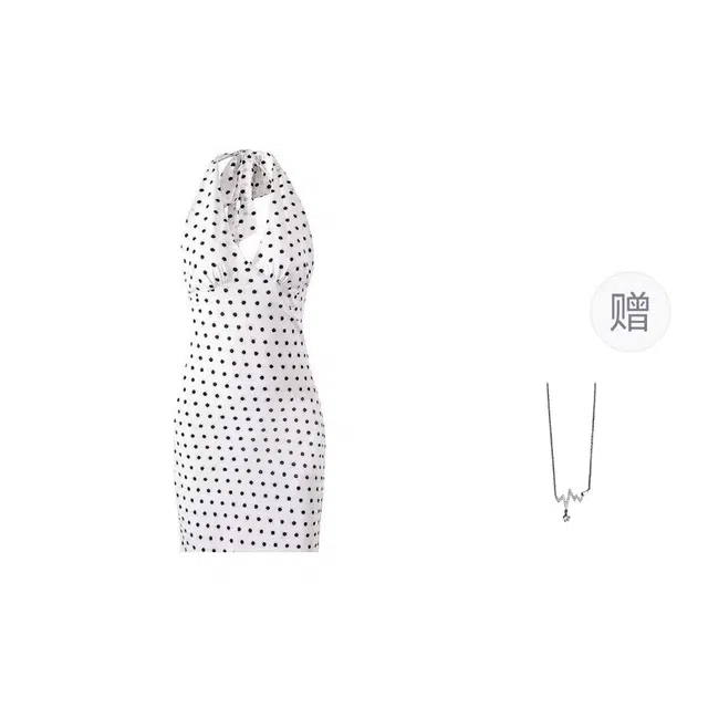 识恩 舒适气质优雅时尚吊带连衣裙 女款