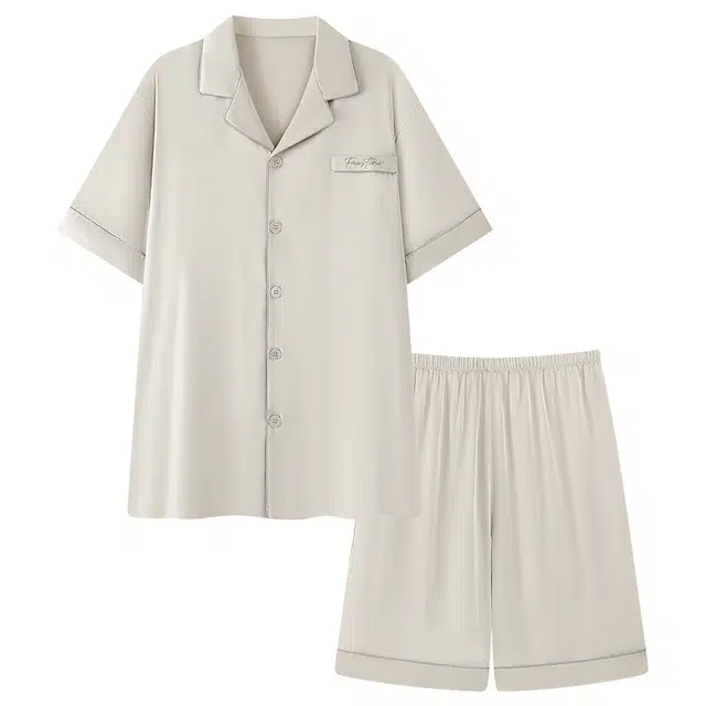 好福份 亲肤时尚简约家居服睡衣套装 男款