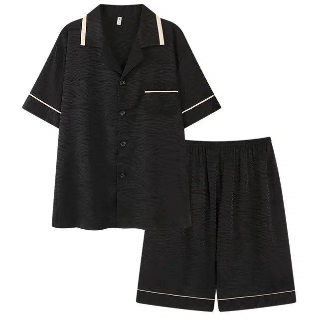 好福份 时尚简约亲肤家居服睡衣套装 男款