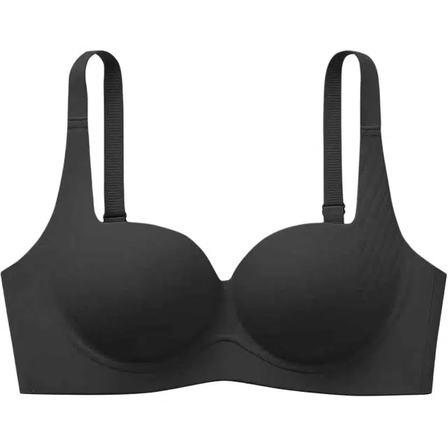 黛尔佳人 聚拢小胸显大光面无钢圈收副乳防下垂提拉上托无痕文胸 女款