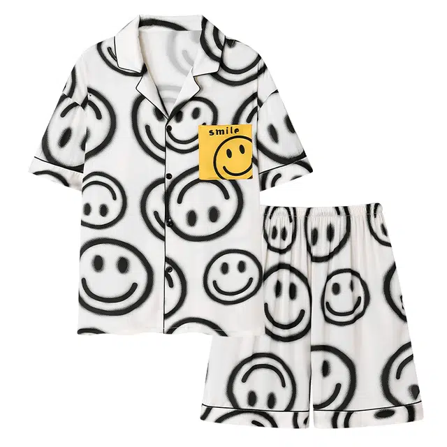 好福份 时尚舒适简约休闲家居服睡衣套装 男款