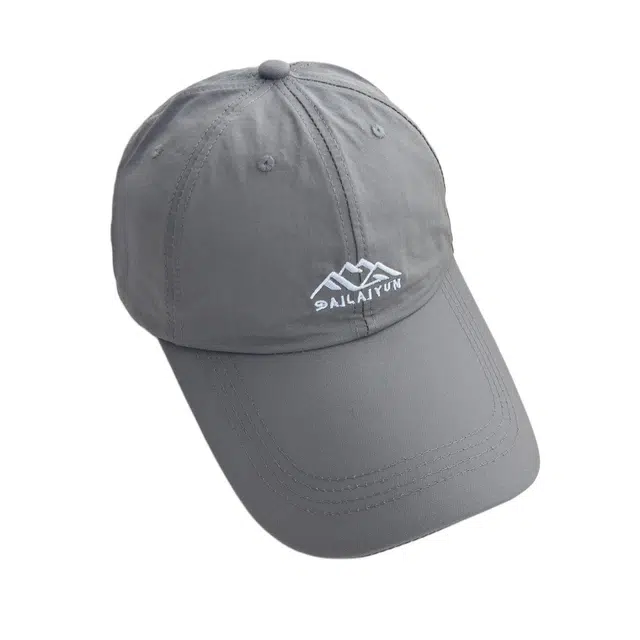 艾佳微 速干韩版时尚户外运动透气遮阳防晒太阳帽 涤纶 鸭舌帽 男女同款情侣款