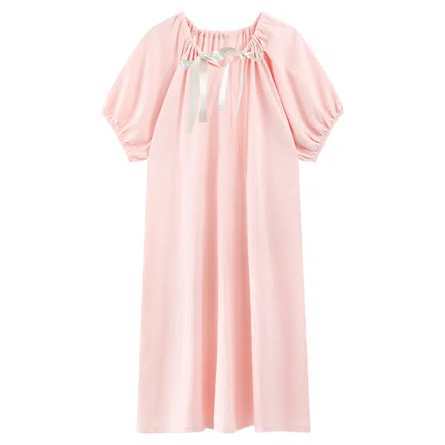 俏佳人 带胸垫短袖舒适透气可外穿亲肤家居服睡裙 女款