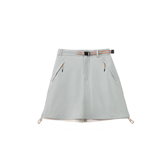 木清清 户外休闲百搭防走光运动可调节腰带简约工装短裙 女款