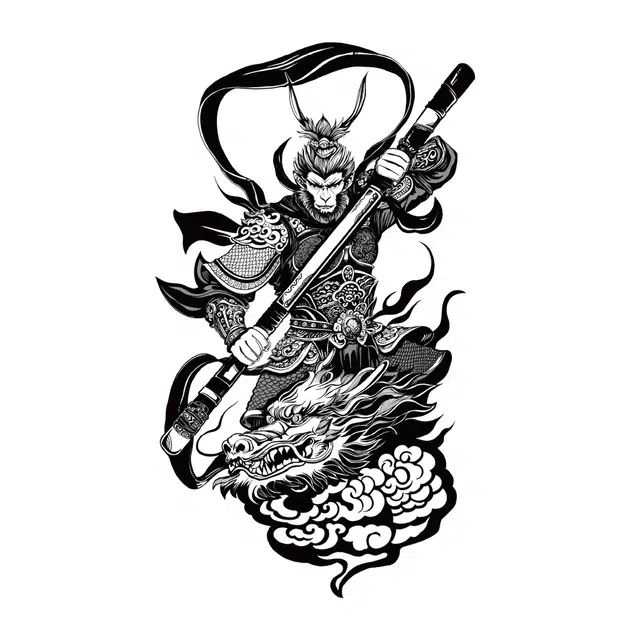 饰田  悟道之境草本防水纹身贴 持久高级性感情侣半永久超酷男女