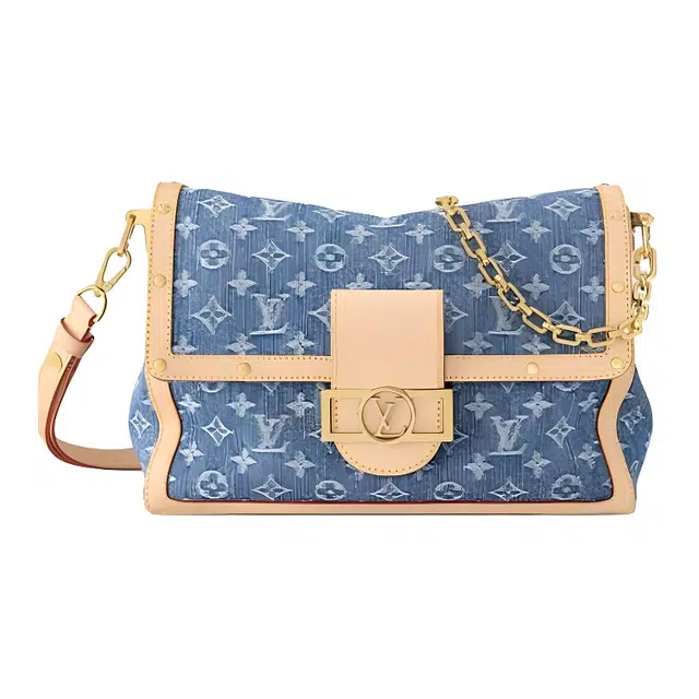 LOUIS VUITTON Dauphine Soft GM Logo Monogram