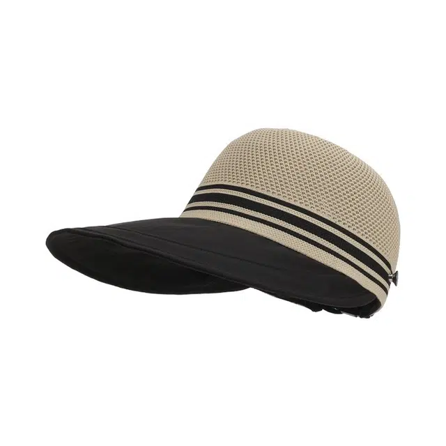 氧气樱桃 韩版镂空透气 防晒大檐遮阳户外出游 涤纶 鸭舌帽 男女同款情侣款