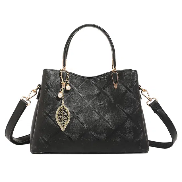 恒源祥 时尚高级感百搭复古简约 超纤合成革 手提包 女款 多色