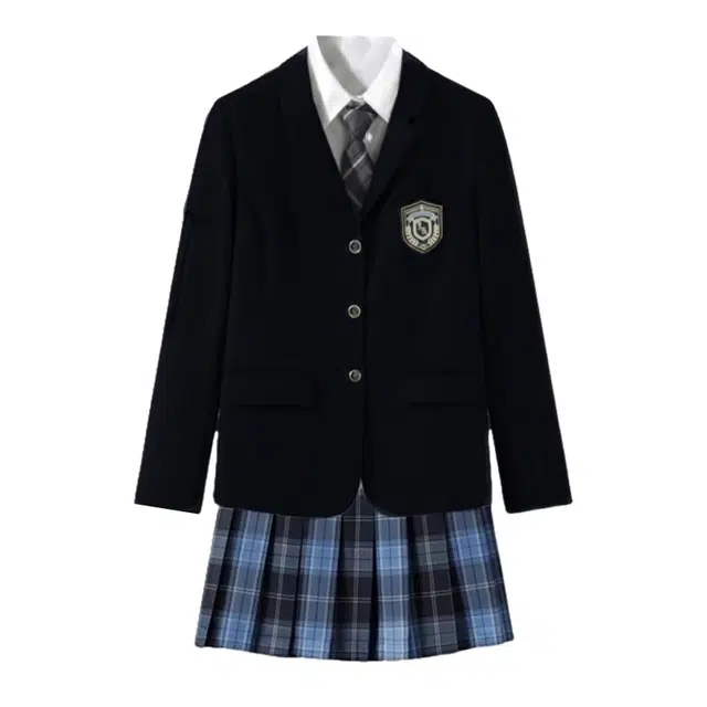 豹了个猫 日系制服四件套学院风校供感毕业季氛围感通勤裙装套装 女款