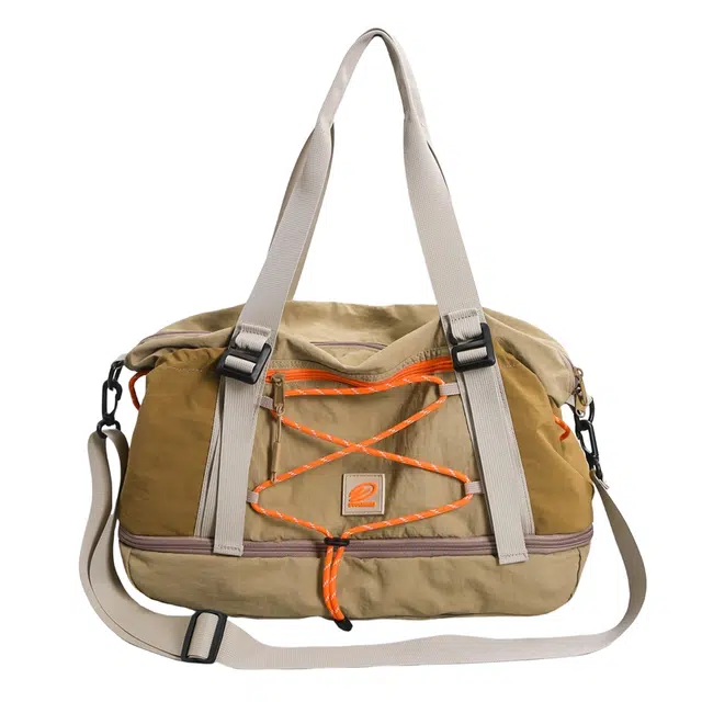 笛贝嘉 韩版时尚简约 尼龙 旅行包 男女同款情侣款 多色