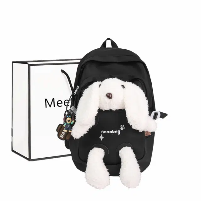 菲姿卓尔 可爱卡通玩偶 尼龙 双肩包 女款 多色