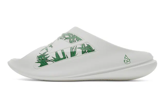 匹克 态极小胖拖 舒适百搭 防磨减震一字拖鞋 男款 乳白绿