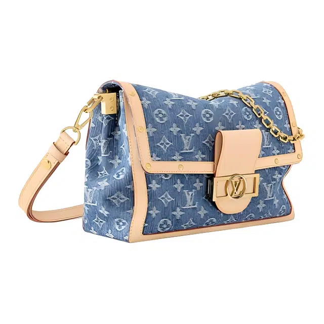 LOUIS VUITTON Dauphine Soft GM Logo Monogram