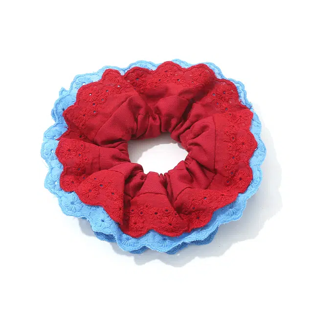 如花梦 蕾丝高级感 布艺 头绳 女款