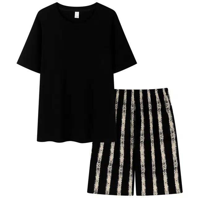 好福份 简约休闲时尚透气柔软家居服睡衣套装 男款