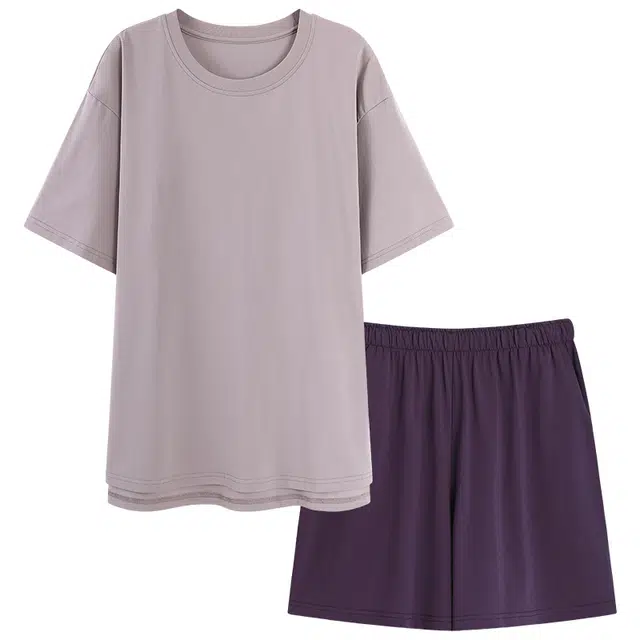 好福份 夏季女时尚宽松家居服睡衣套装 女款