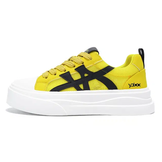 雅鹿优选 网布 运动百搭 通勤舒适 轻便透气 板鞋 男款