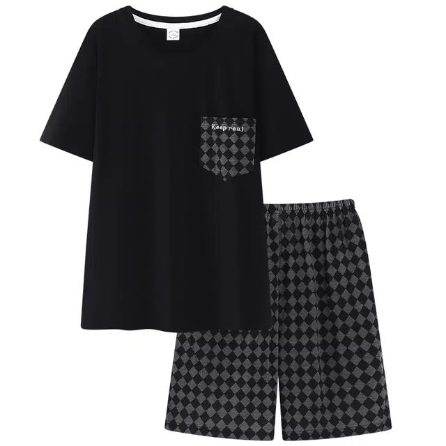 好福份 透气圆领休闲款式家居服睡衣套装 男款