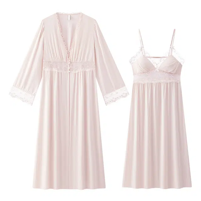 好福份 带胸垫夏季女时尚简约甜美家居服睡衣套装 女款