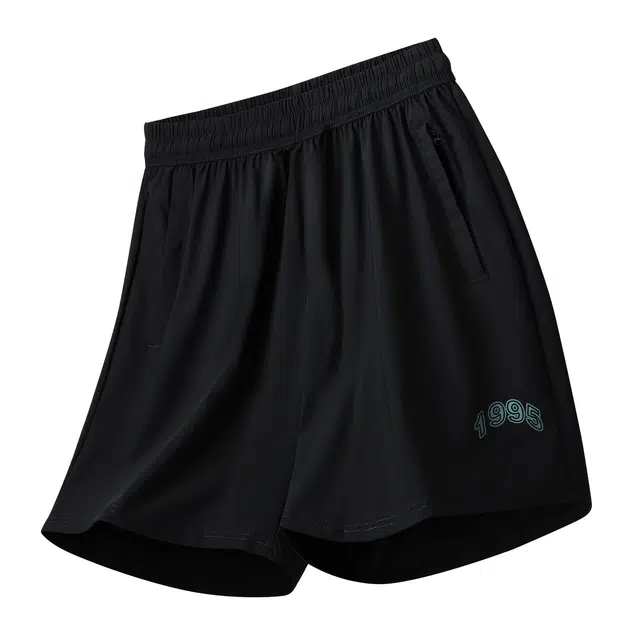 纳趣 数字印花百搭透气速干休闲短裤 男款